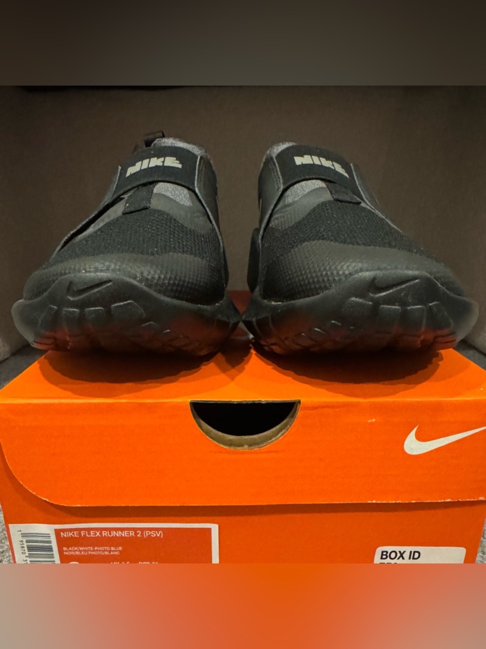 NIB Nike Black Slip-On Athletic Sneakers - Picture 2 of 5